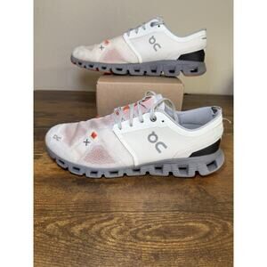 On Cloud X3 Ivory Alloy Mens Size 10 Sneakers Lace Up Running Shoes